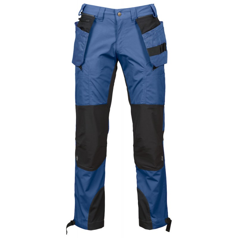 pantalon de travail avant bleu