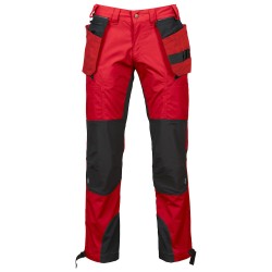 pantalon de travail avant rouge