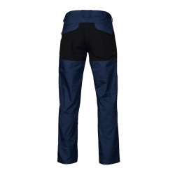 pantalon de travail bleu marine dos